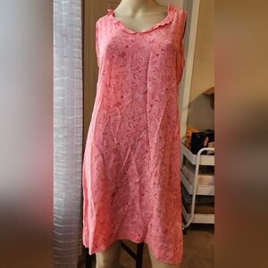 GAP Pink Floral Midi Dress